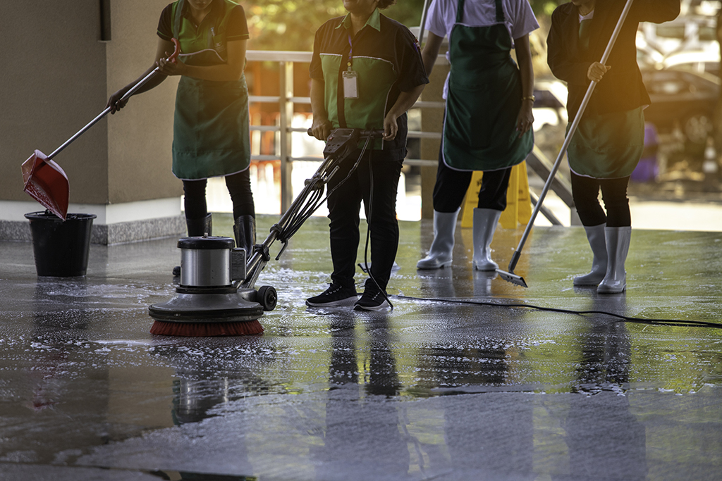 Bay Area concrete floor polish