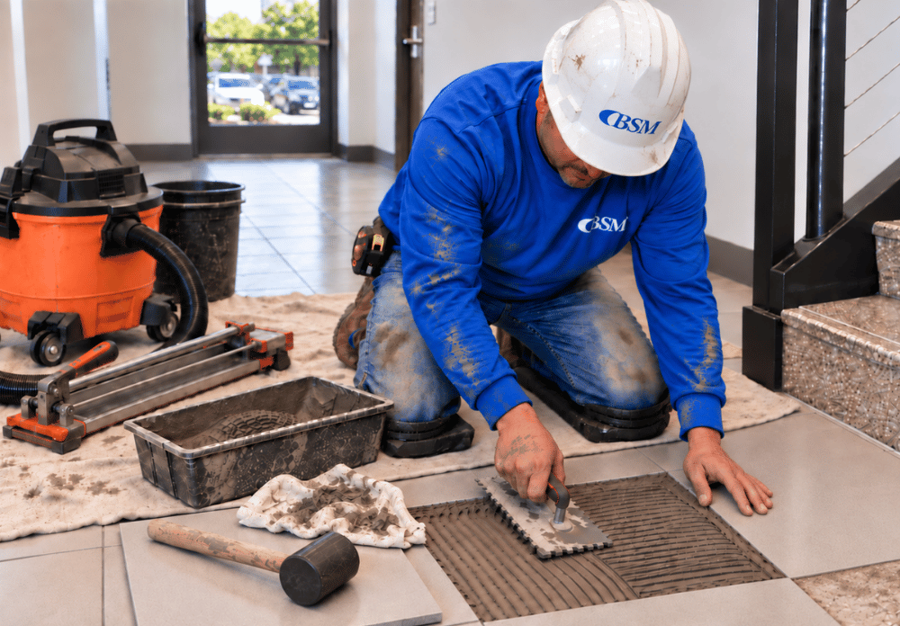 Replacing floor tile